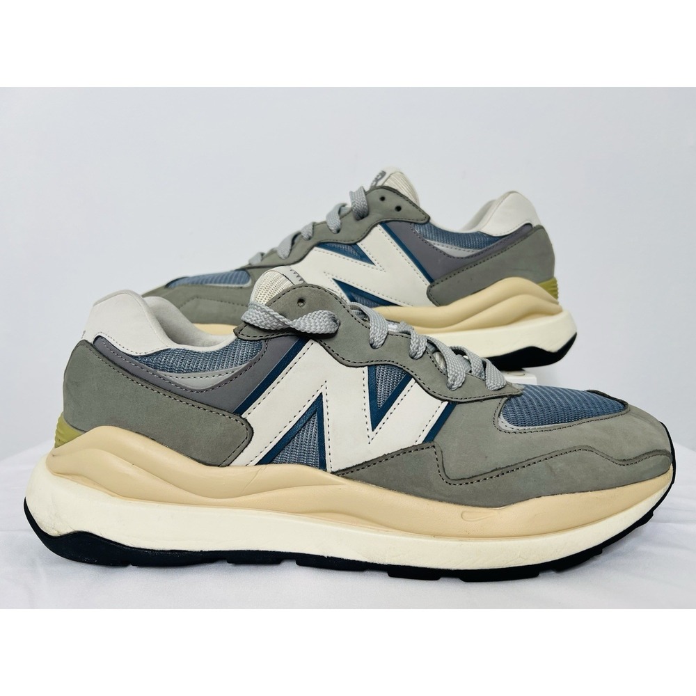 New Balance 57/40 M5740LLG Grey Khaki Casual Suede Athletic Shoes Sneakers‎  13D